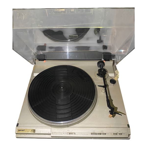 1980s Garrard B-20 Semi Auto Belt Drive Turntable