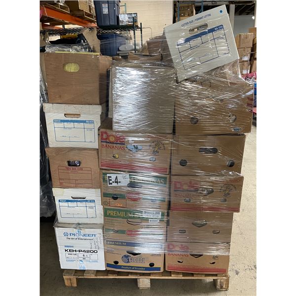 Pallet of Electronic and Varied Books