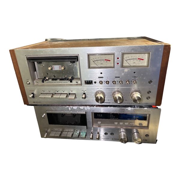 Pioneer Stereo Tape Decks x2