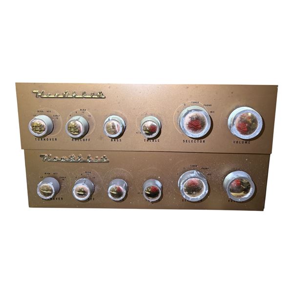 Vintage Tube-Type Stereo Preamplifier/Equalizer Control Unit (RIAA/AES Turnover & Rolloff)