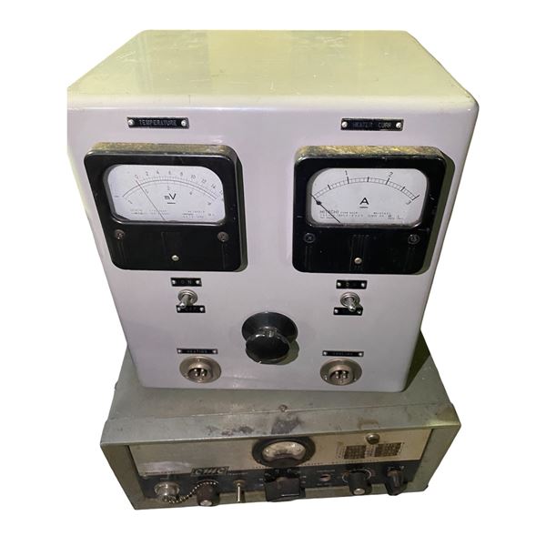 Hitachi Type S62P Meter Console (Temperature/Heater Current) â€” Lot of 2