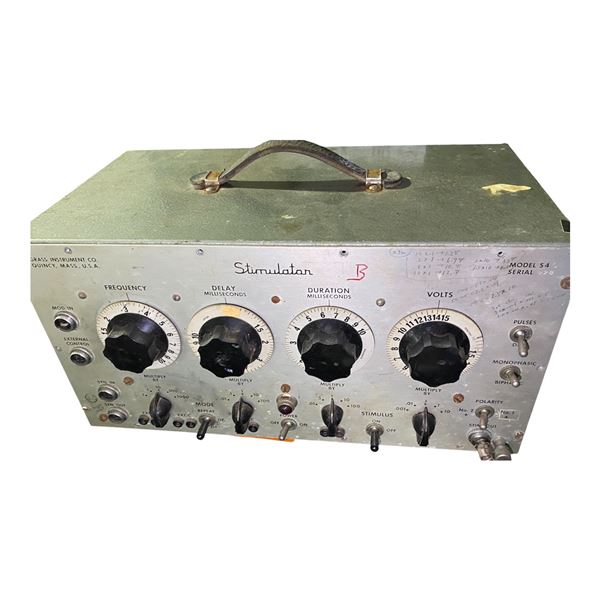 Vintage Electronic Laboratory Pulse Stimulator Model 14 - Research Test Equipment
