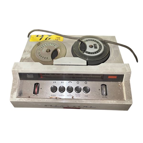 Grundig-Stenorette De Jur Dictation Machine