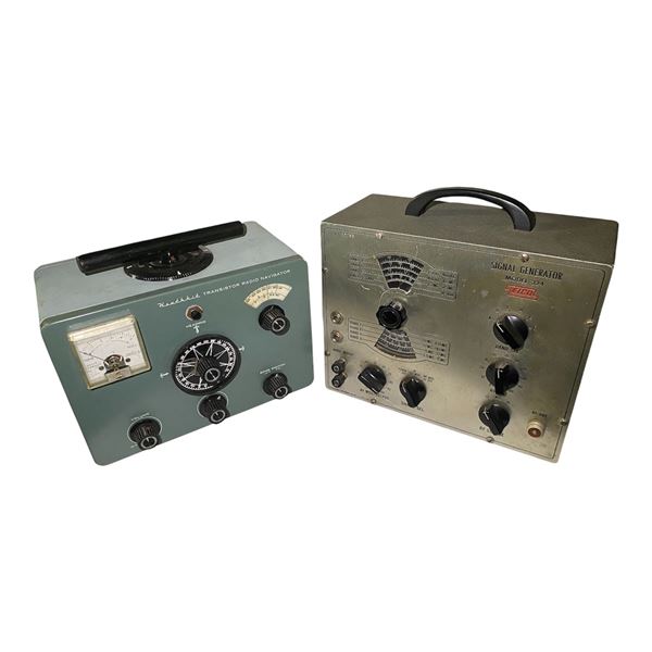 Heathkit Transistor Radio Navigator and EICO 324 Signal Generator