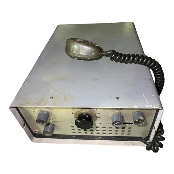 CB Radio Transceiver with Hand Microphone