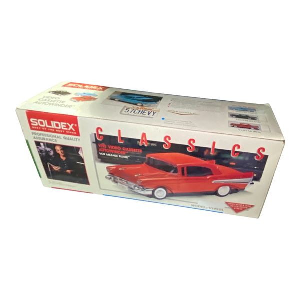 Solidex Classics '57 Chevy Video Cassette Auto-Rewinder (In Original Box)