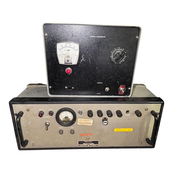 Vintage Behavioral Psychology Lab Equipment (Shock Scrambler & Grid Stimulator Power Station)