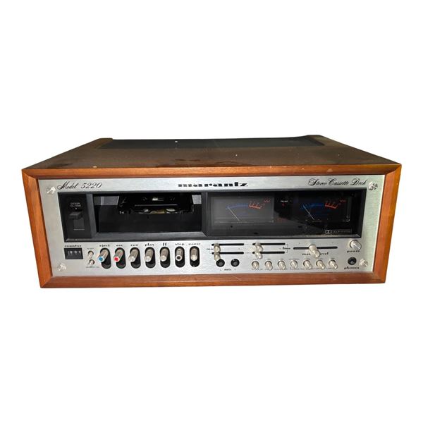 Marantz Model 5220 Cassette Deck with Wood Case - Estimation $1600+