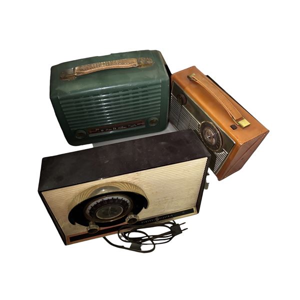 Tabletop Radio & Receiver Stack - GE, Seven, Etc.