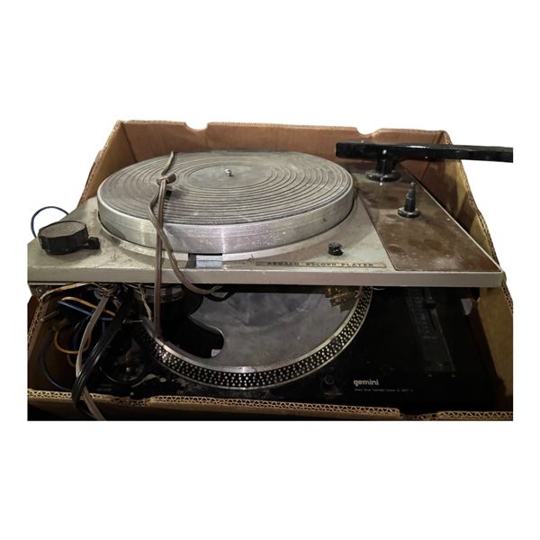 Tabletop Radio & Receiver Stack (for parts/repair)