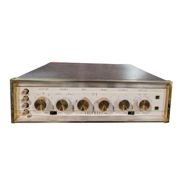 1960s Sherwood Stereo Tuner Preamplifier