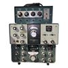 Image 1 : Vintage Harman Kardon Audio Control Unit, Hammarlund Receiver, and Heathkit Transmitter Stack