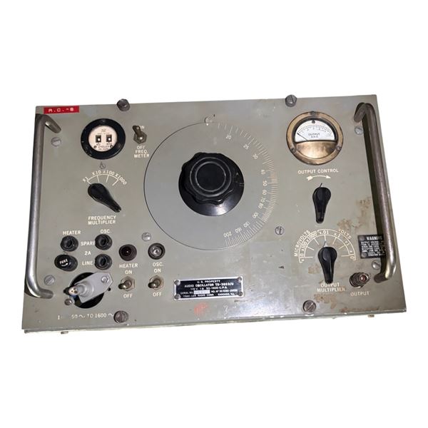 Trav-Ler TS-382D/U Audio Oscillator US Property Military Signal Generator