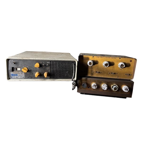 3-Pcs Lot: EICO HF-61 Master Control, EICO HF-85 Stereo Preamplifier, Intech SSB 2500