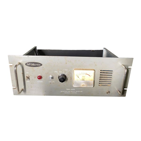 McMartin TBM-1000 FM Broadcast Monitor and Relay Receiver