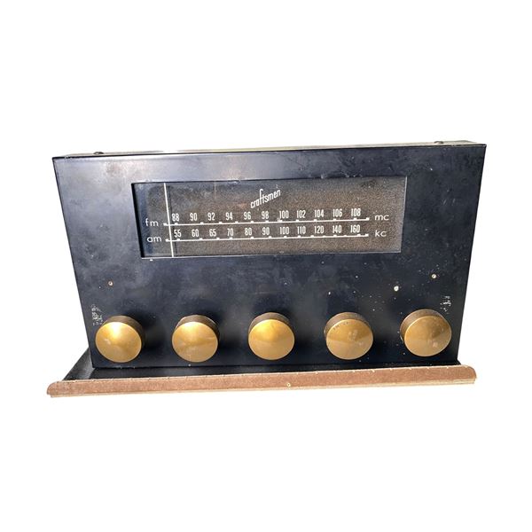 Radio Craftsmen RC-10 AM FM Vacuum Tube Tuner