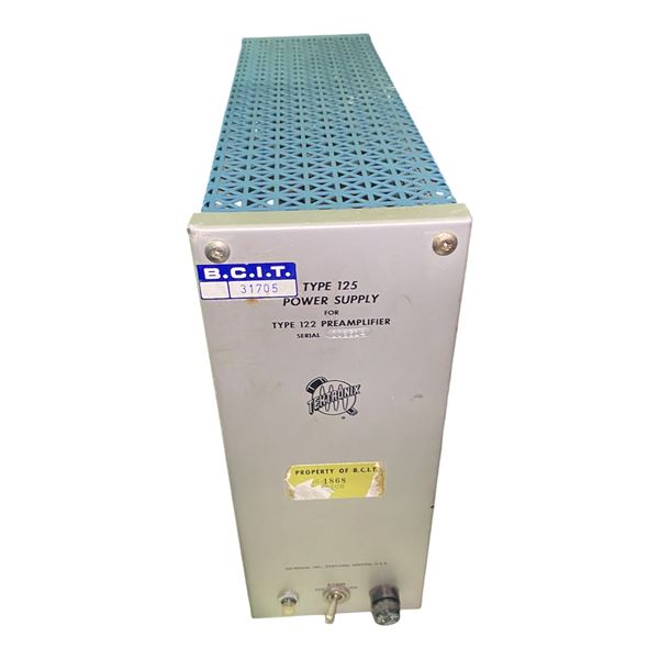 Tektronix Type 125 Power Supply For Type 122 Preamplifier