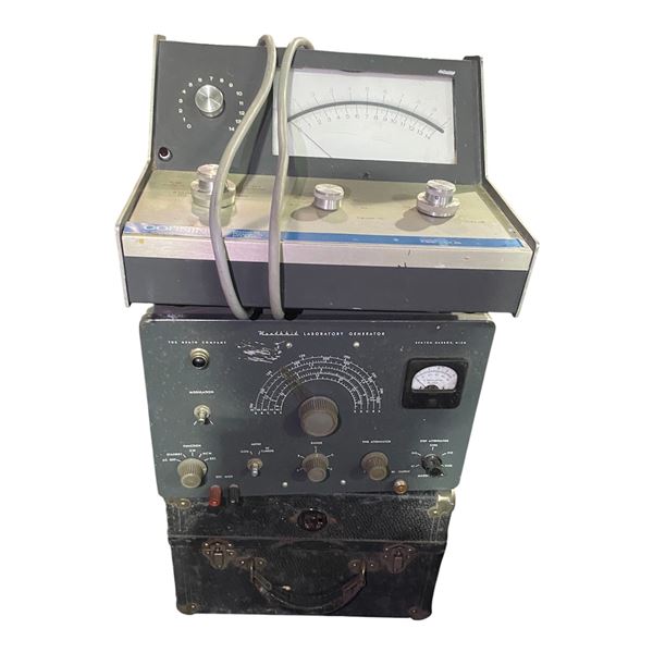 Group Lot: Corning Model 12 Research pH Meter, Heathkit Laboratory Signal Generator