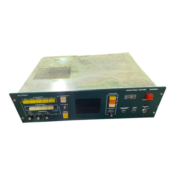 Vintage Altec 2450A Control Panel