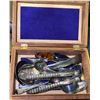 Image 8 : UHF Wavemeter Test Equipment, GE Radio Clock, Box of Silver-plated Flatware