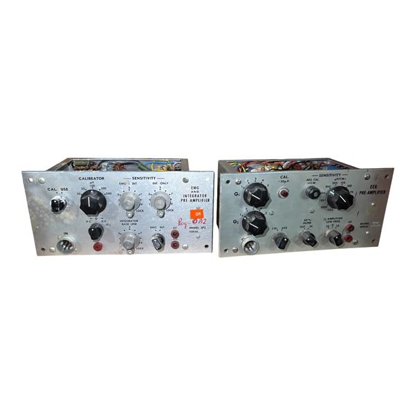 Vintage EMG and Integrator Model 5P3 Pre-Amplifier and EEG Pre-Amplifier