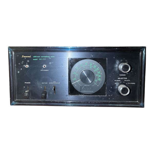Sansui Solid-State Stereophonic Tuner Model TU-777