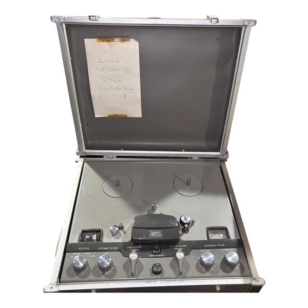 Ampex Professional Portable Tape Recorder