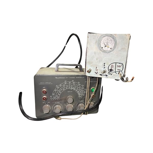 Heathkit RF Signal Generator & Rate of Charge Battery Meter