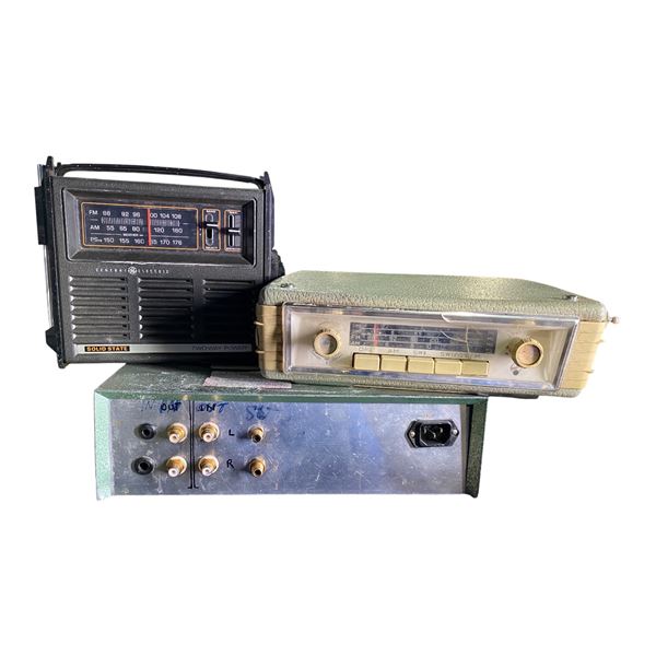 General Electric “Two-Way Power” Solid State & Radio w/Electrical Component