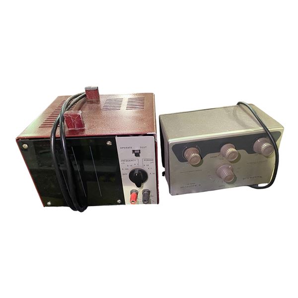 Heathkit Q Multiplier Model QF-1 & Vintage Digital Frequency/Period Counter (2 Pieces)
