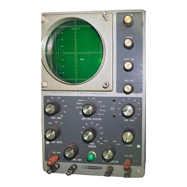 Vintage Laboratory Oscilloscope (Green Phosphor CRT)