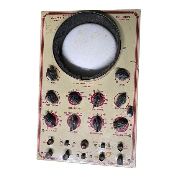 Vintage Heathkit (The Heath Company) Model O-6 Oscilloscope