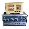 Image 1 : Vintage Philco Bare-Wood Tube Radio & B+K Model 1076 Television Analyst