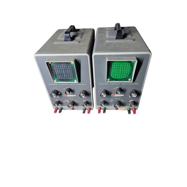 Group of 2 General Purpose Oscilloscope, Model IO-22