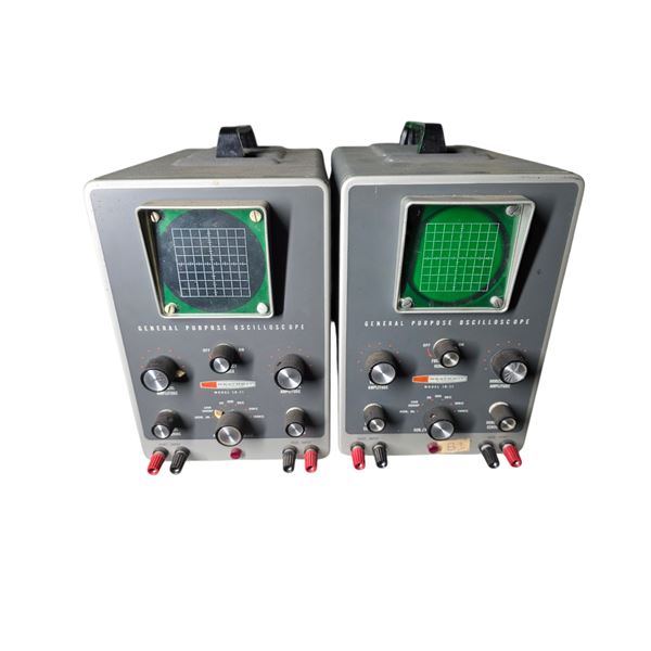 Group of 2 General Purpose Oscilloscope, Model IO-23