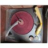 Image 4 : Vintage 1950s Wood Console Phonograph/Turntable