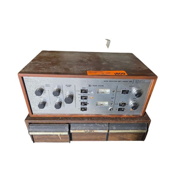Cassette Storage w/Cassettes &