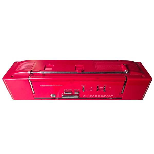 Red FM/AM-FM Stereo Radio