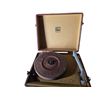 Image 2 : Wood-Cabinet Speaker & Victrola Portable Suitcase Record Player