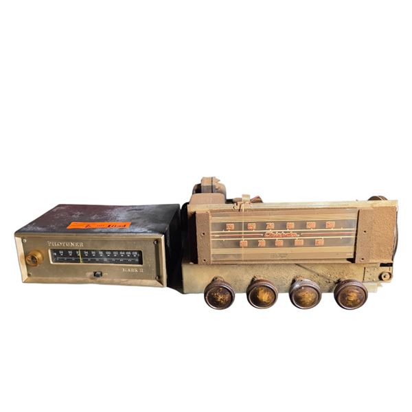 Group of 2: Pilotuner Mark II Radio Tuner and Chisholm Car Radio Receiver