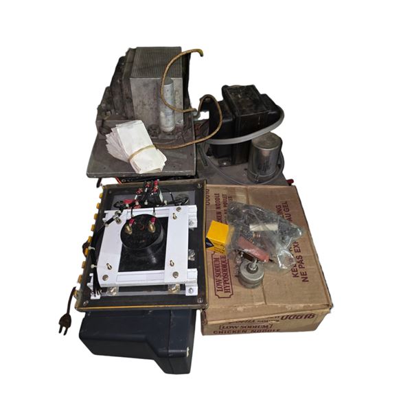 Group of 6 Misc Electronic Chassis and Components Parts