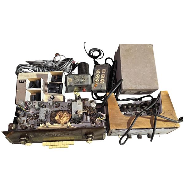 Group of Radio Chassis, Spectravox Equipment, and More