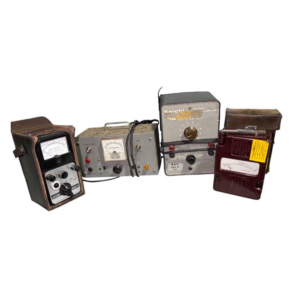 4-Pcs Tester Lot: Microampere, Voltage, nd More
