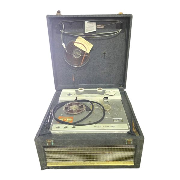 1960s Royal Coronet High Fidelity Reel-to-Reel Tape Recorder