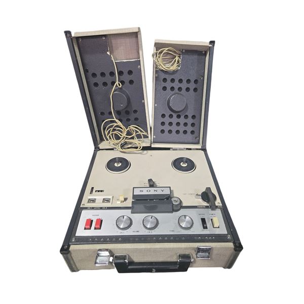 Vintage Sony TC-200 Tape Recorder