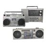 Image 1 : 3-Pcs Lot: Viking Stereo Boombox, Braun Radio Receiver, and Presonic Cassette Recorder