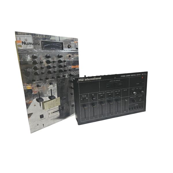 Numark DM2002X Pro Master Mixer and HW International MIX-04