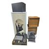 Image 1 : Group of Vintage Misc Electronic Components Includes Speaker, Tape Recorders, and More