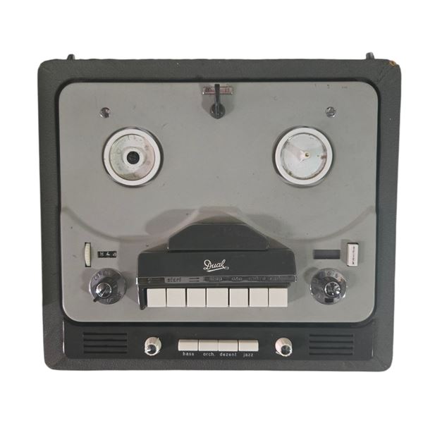Vintage Dual Reel To Reel Tape Recorder