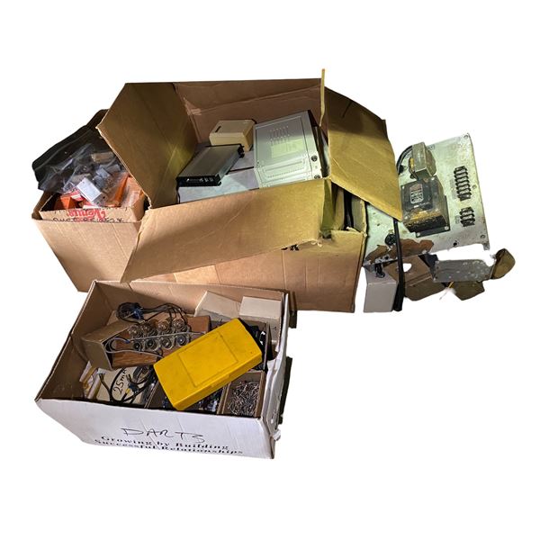 Hammarlund and J.W. Miller Mixed Ham Radio , IF Transformers, and More Electronic Parts